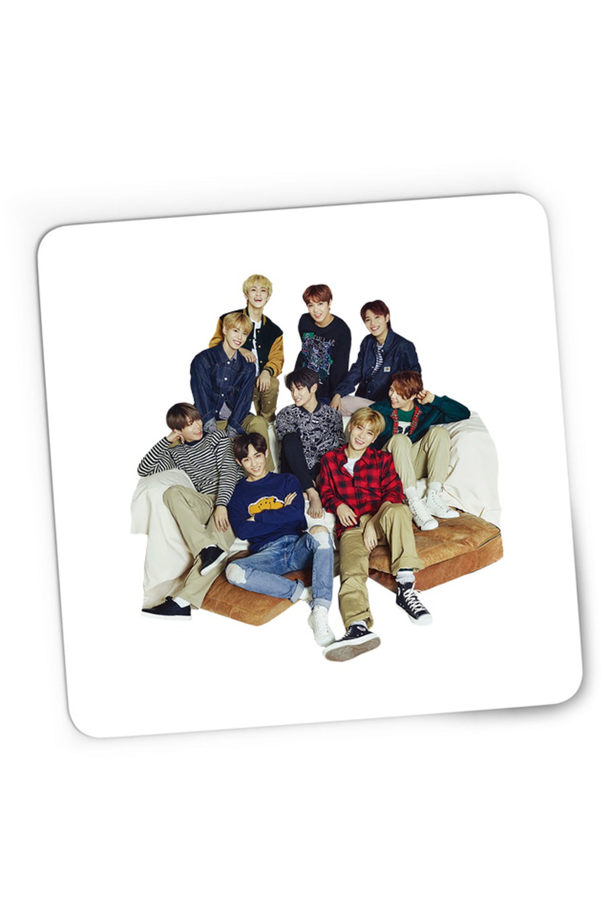 Mousepad Gaming NCT Idols Artist Korean Mark Band Vocals High, 21x19 cm