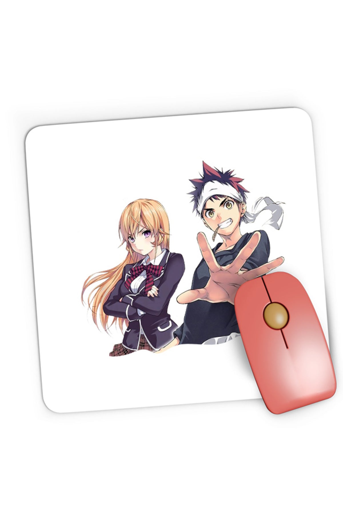 Mousepad Gaming Food Wars Souma Erina Gourmet Bishoujo, 21x19 cm