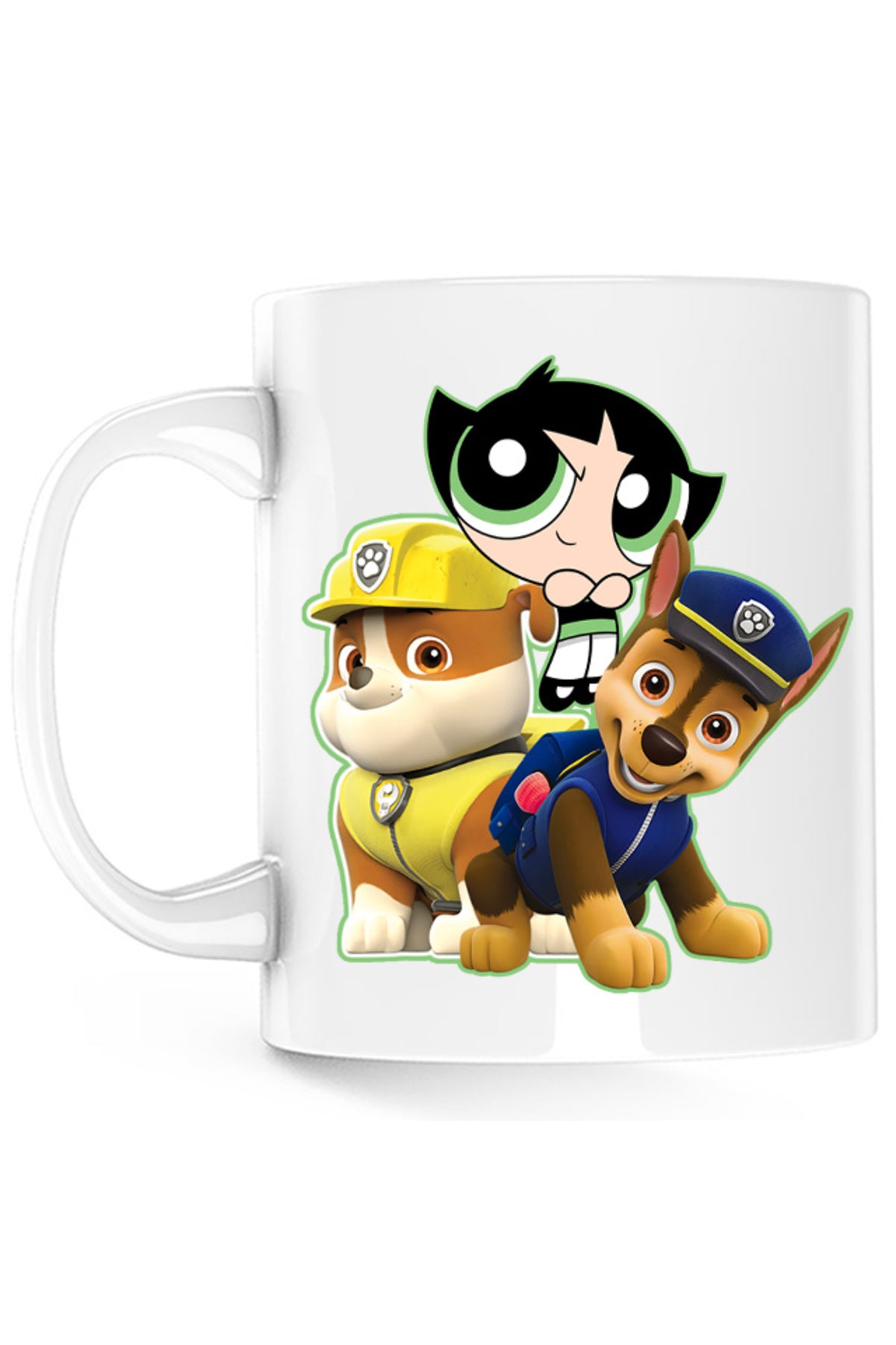 Cana Paw Patrol Buttercup Powerpuff Girls Police Pup, alba, 330 ml