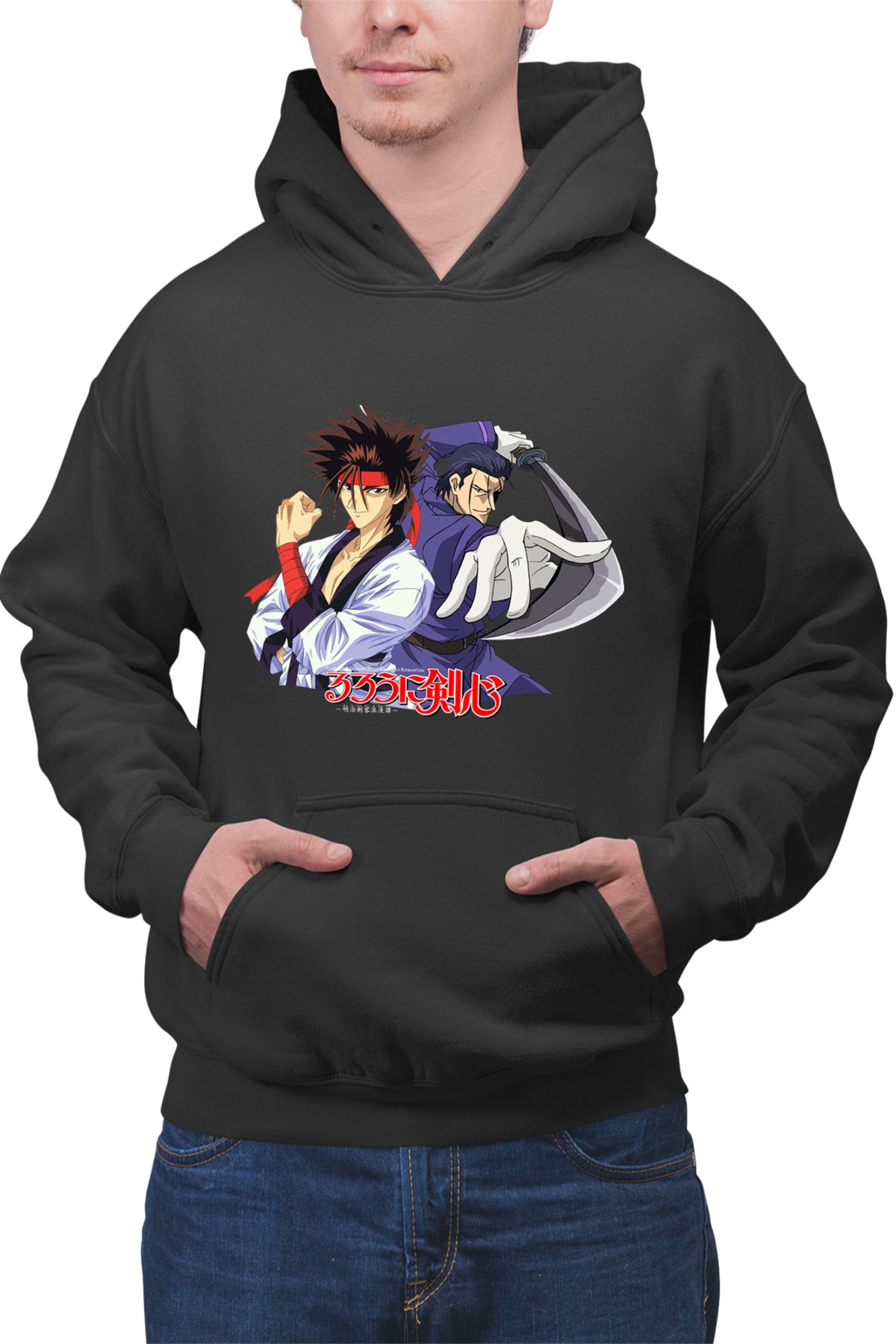 Hanorac barbati Rurouni Kenshin Hajime Sanosuke Duo Spada