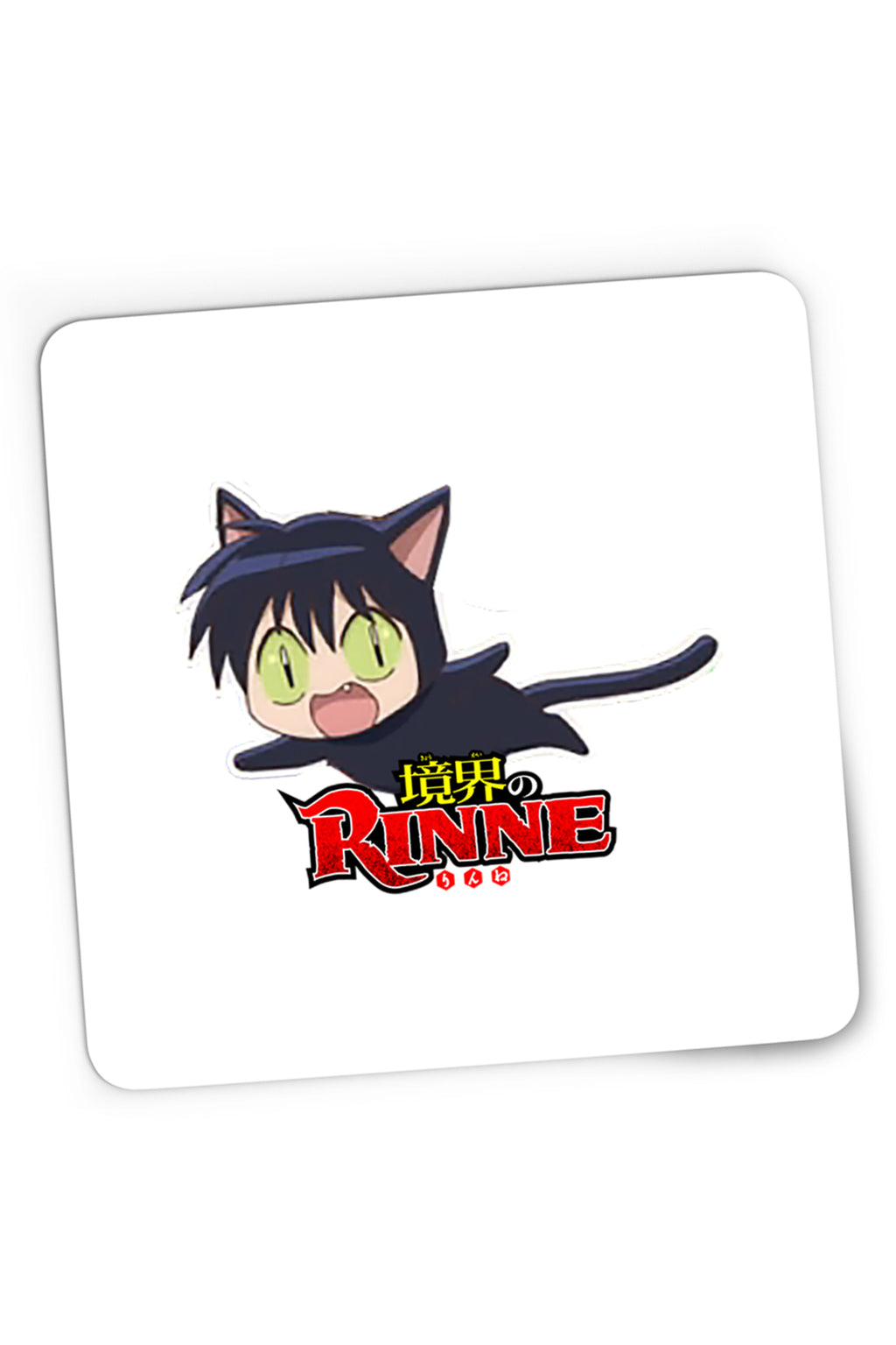 Mousepad Gaming Rin-ne Rokumon Black Cat Rinne Boundary, 21x19 cm
