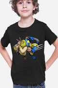 Tricou copii Shrek Wolverine Donkey Marvel Comic Books