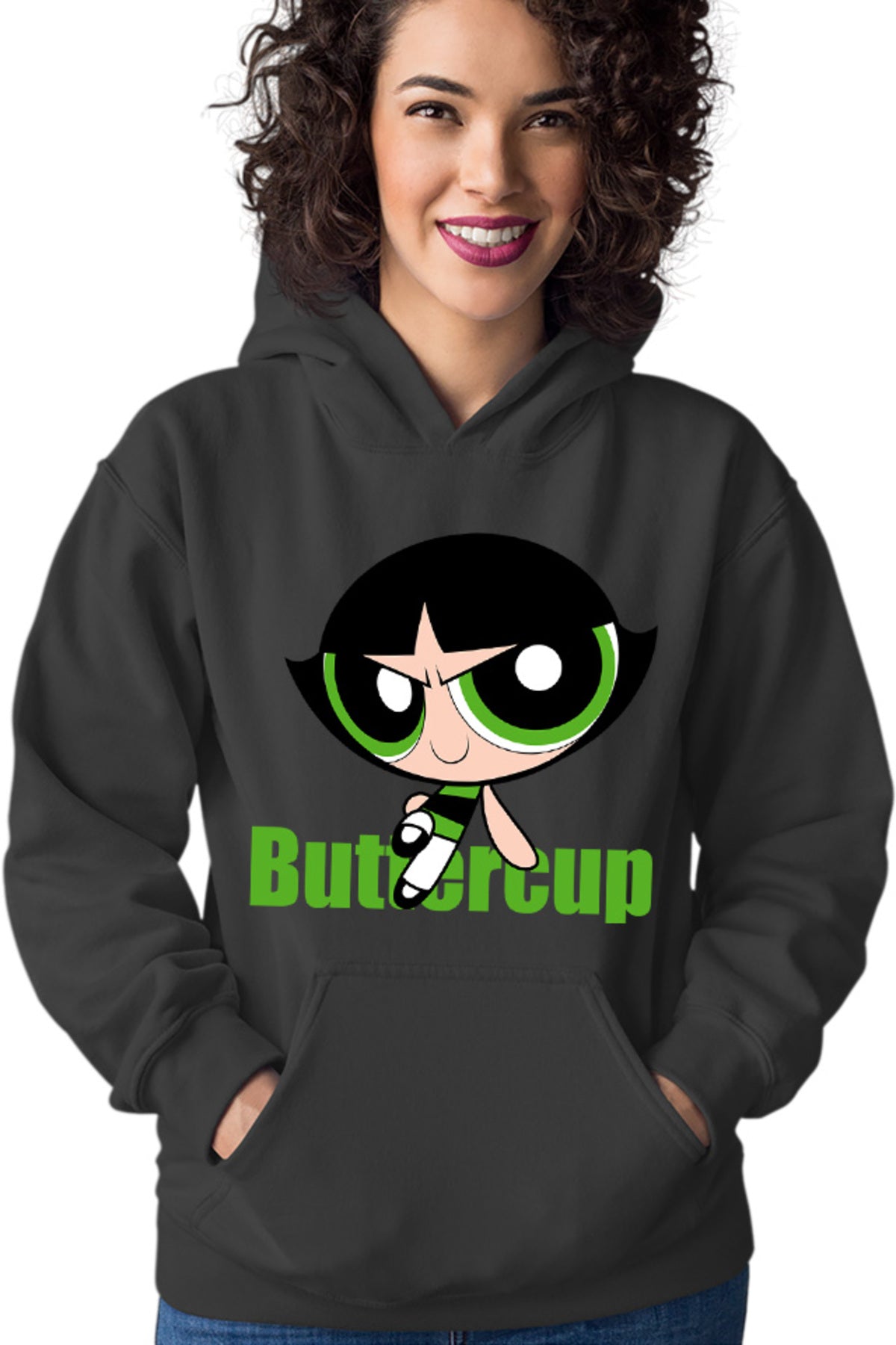 Hanorac dama The Powerpuff Girls Buttercup Tomboy Strong