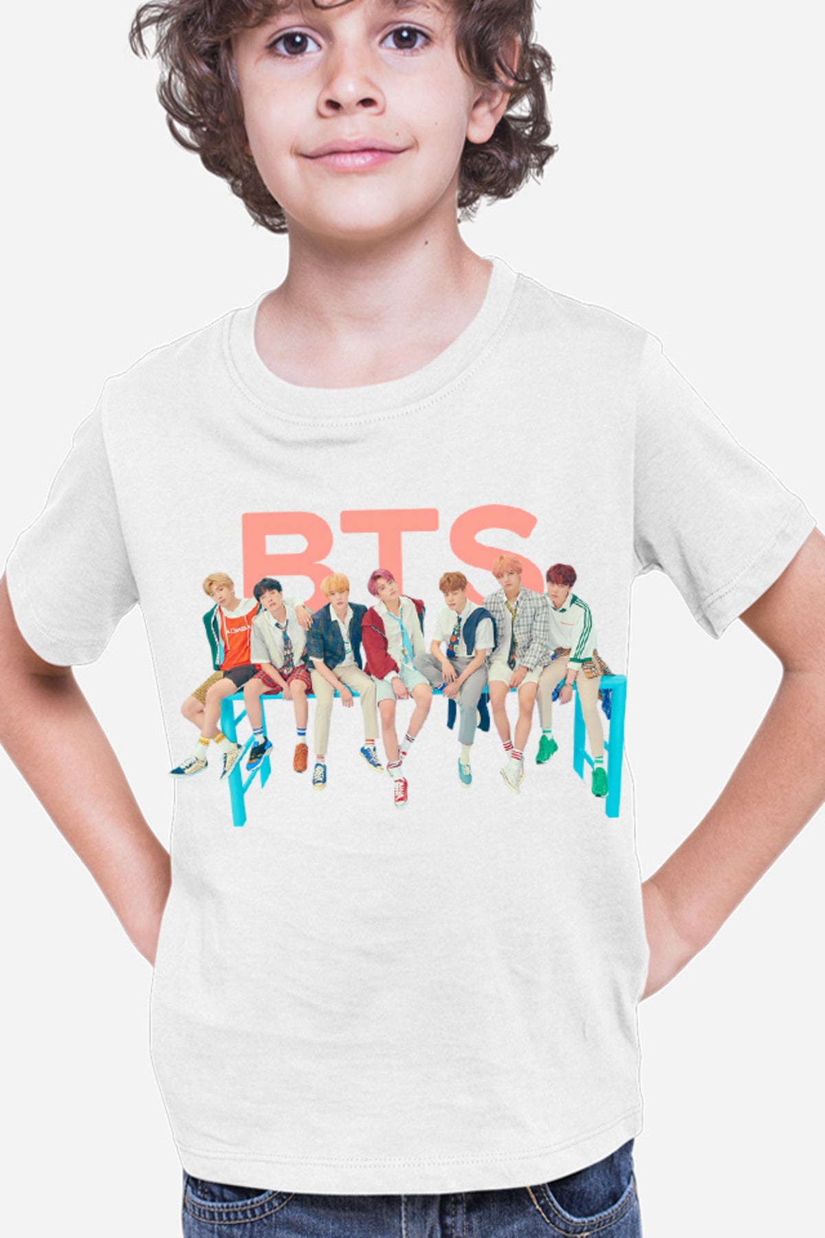 Tricou copii BTS All Members DNA Era Debut World Wide