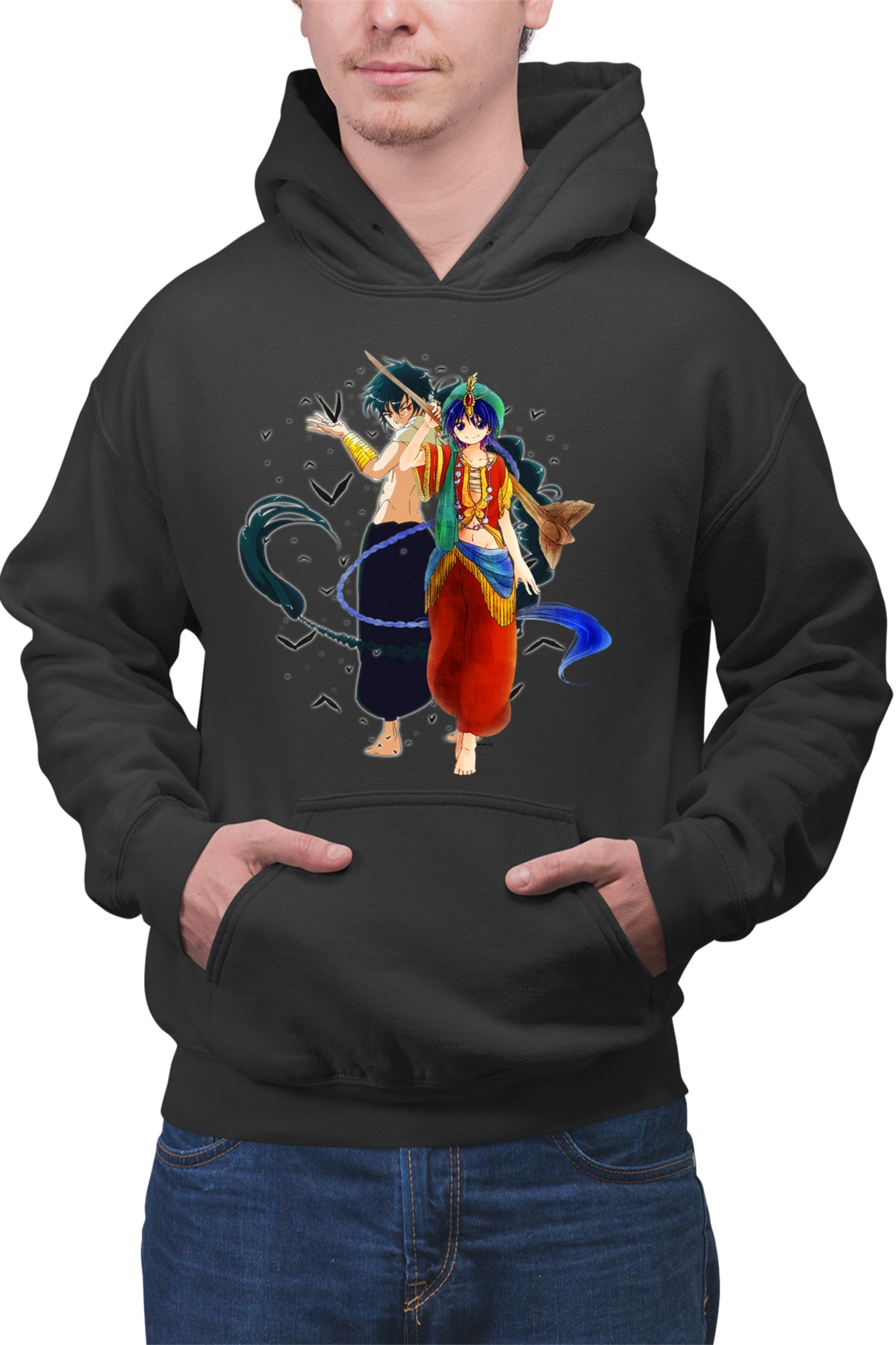 Hanorac barbati Magi The Labyrinth of Magic Aladin Anime Kage
