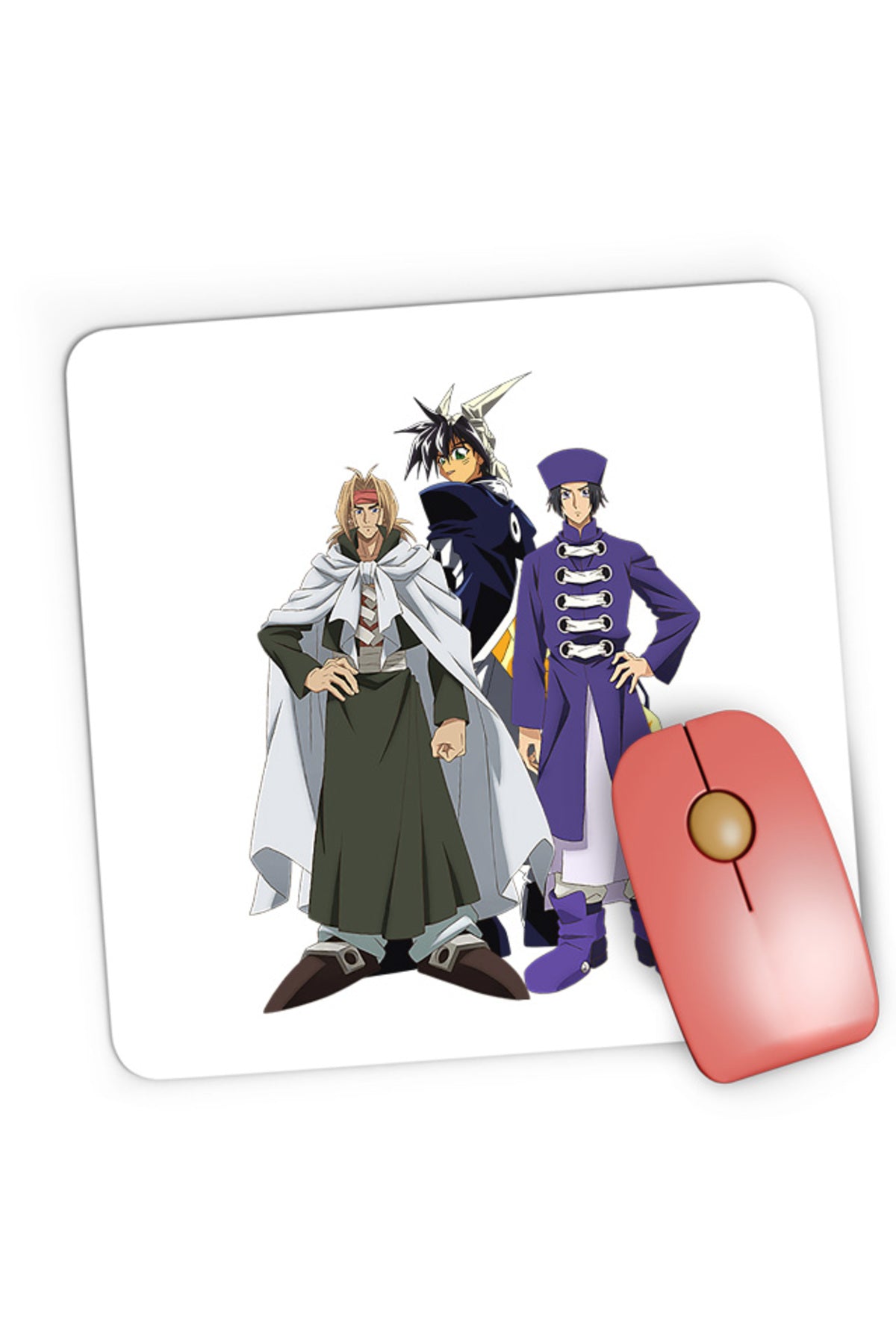 Mousepad Gaming Hoshin Engi Chuuou Hiko Taikoubou God Manga Ryu Fujisaki Fantasy, 21x19 cm