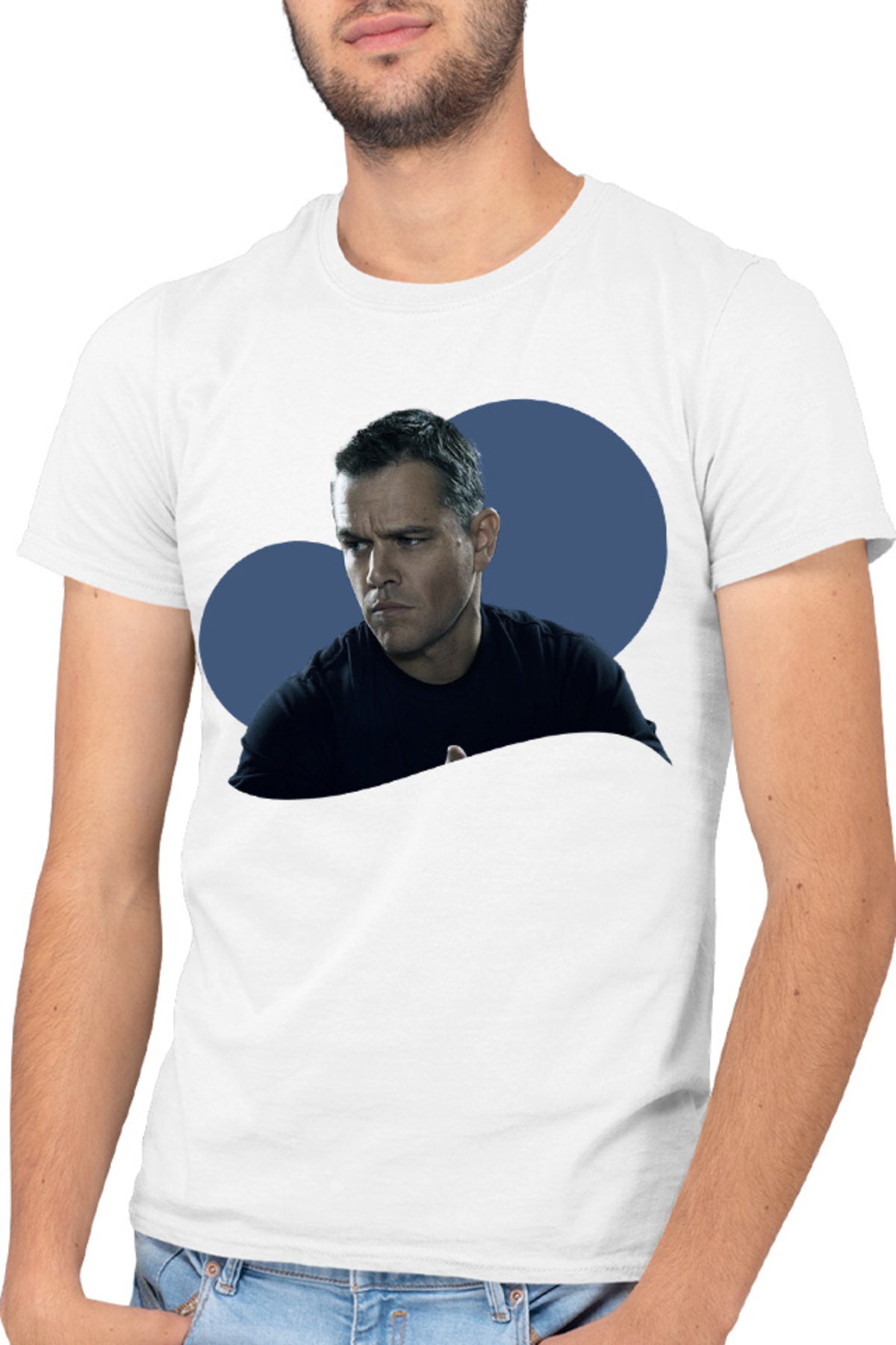 Tricou barbati Bourne New Movie Actor Solve Problems Genius Smart