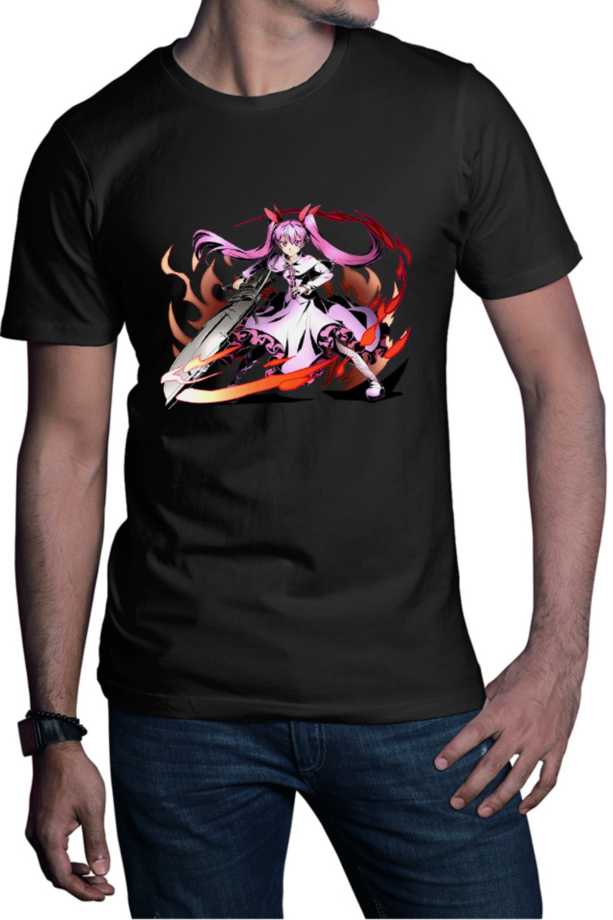 Tricou barbati Akame ga Kill Mine Fire Kawaii Gore Jojo Anima