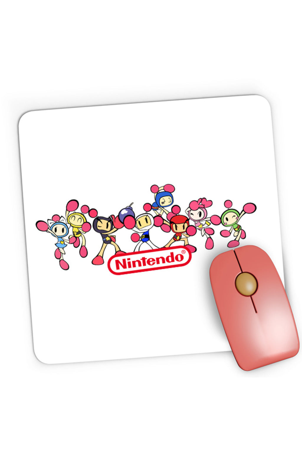Mousepad Gaming Bomberman All Team Console Game, 21x19 cm