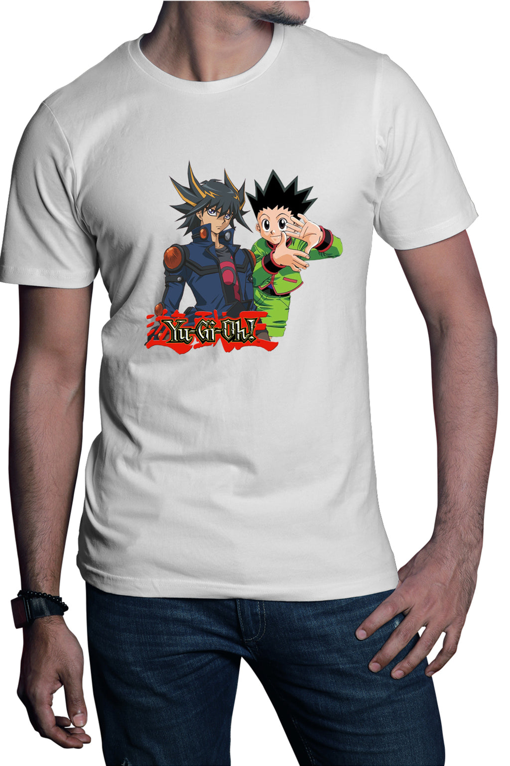 Tricou barbati Yu Gi Oh Yusei Fudo Hunter x Hunter Duel Game