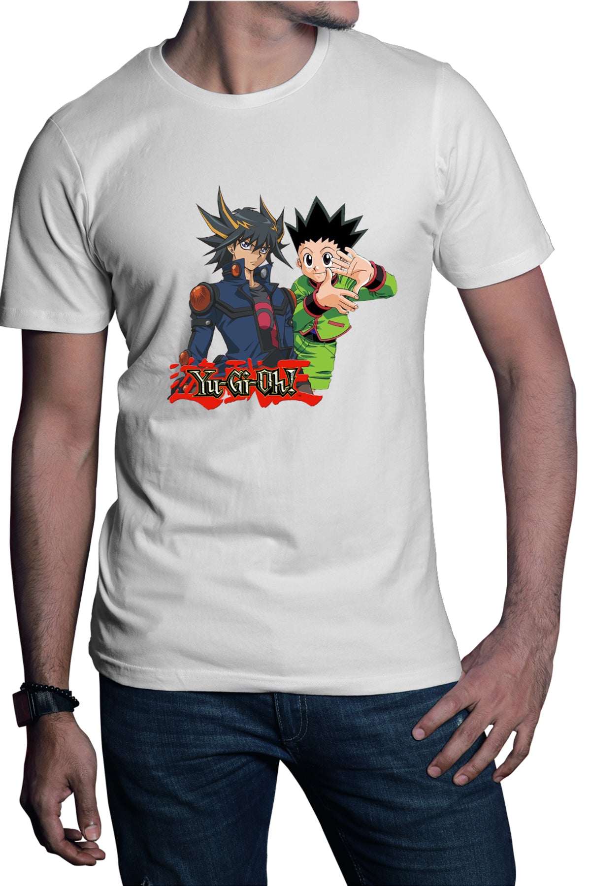 Tricou barbati Yu Gi Oh Yusei Fudo Hunter x Hunter Duel Game