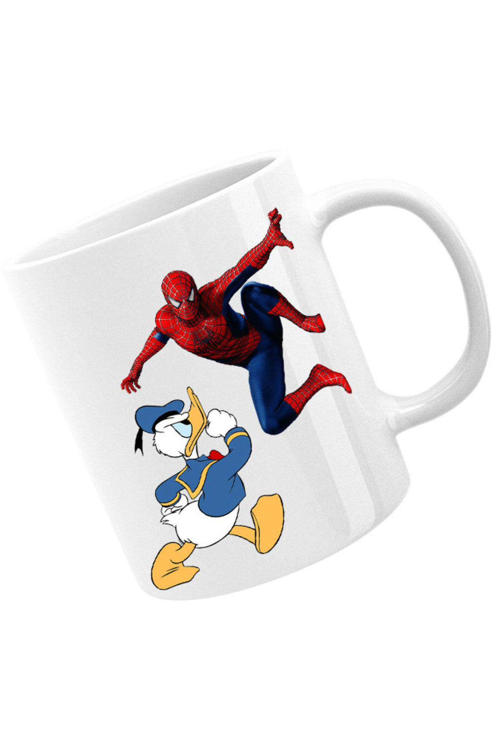 Cana Donald Duck Spiderman Web Marvel DC Disney Angry, alba, 330 ml