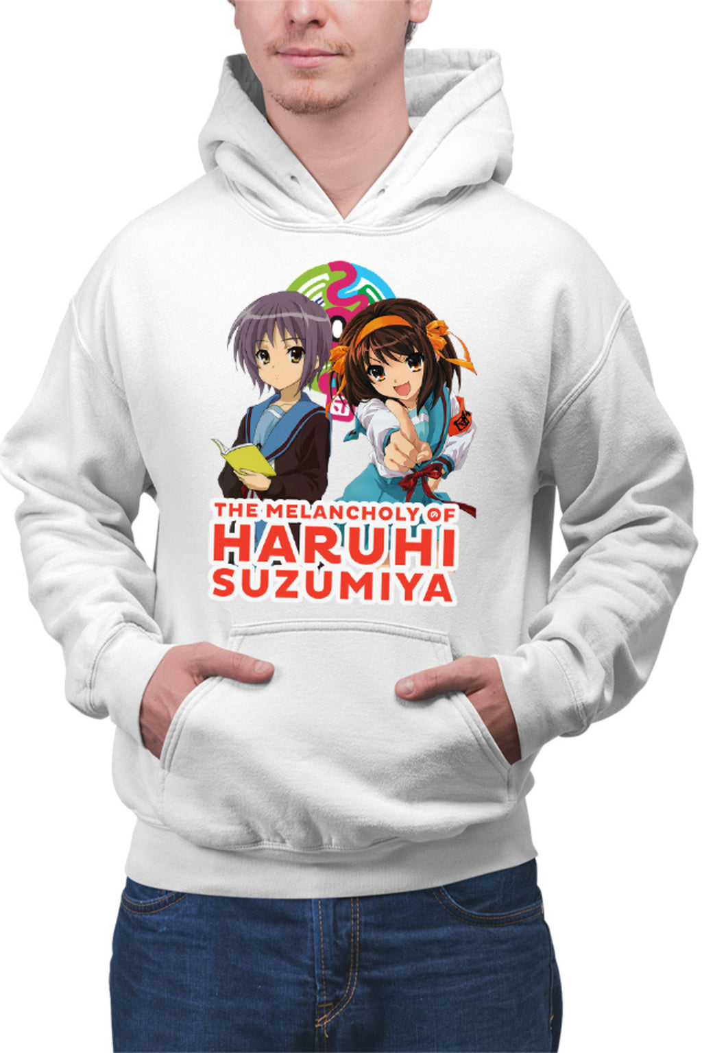 Hanorac barbati Haruhi Suzumiya Yuki Book Read Sci-fi Cosplay Costume