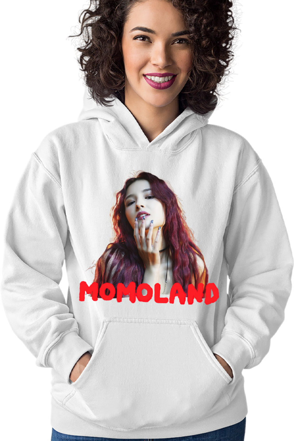Hanorac dama Momoland Red Head Sexy K-Pop Idol Music