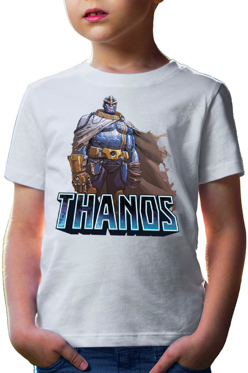 Tricou copii Thanos Cape Supervillian Bad Marvel Dessert