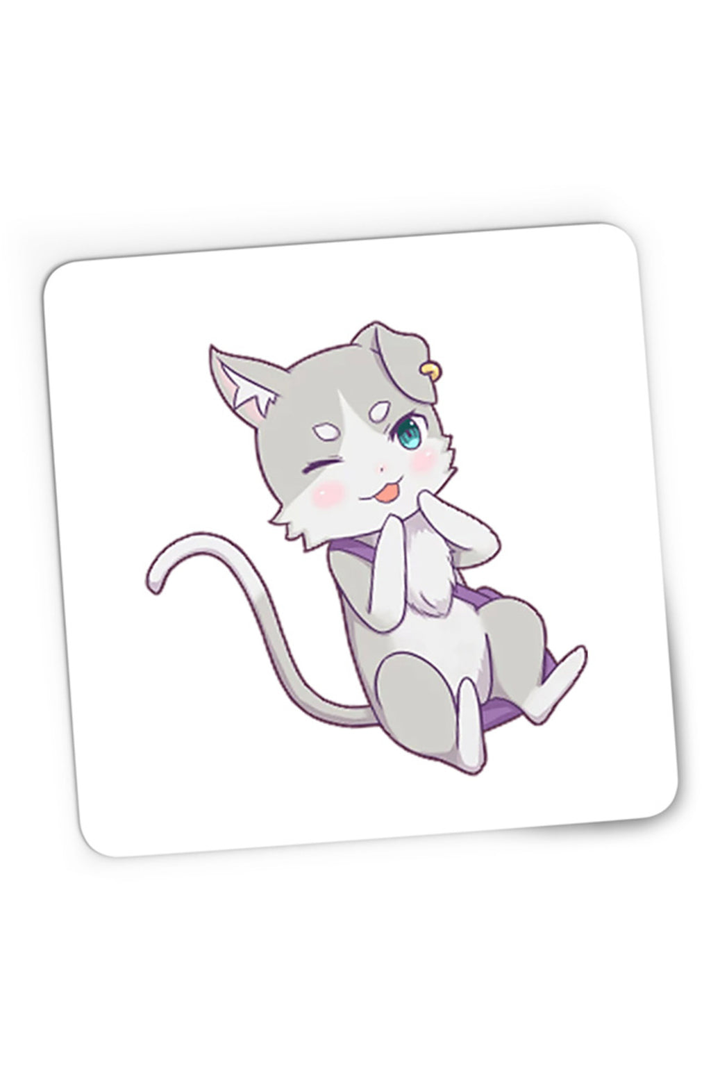 Mousepad Gaming Re Zero Emilia's Cat Kawaii Magic Action Paranormal, 21x19 cm