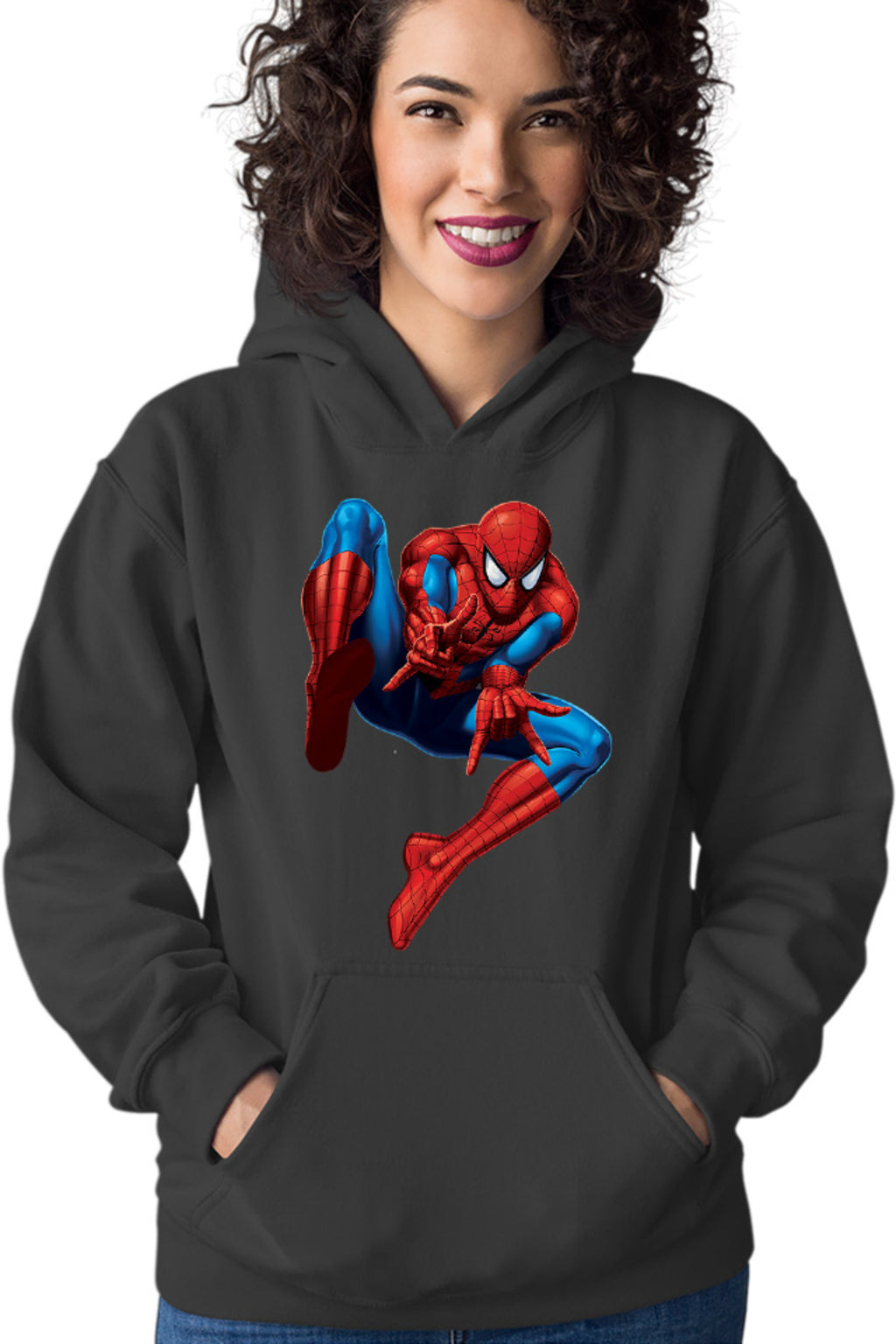 Hanorac dama Spiderman Web Push Supervillains Alien Bite Hero
