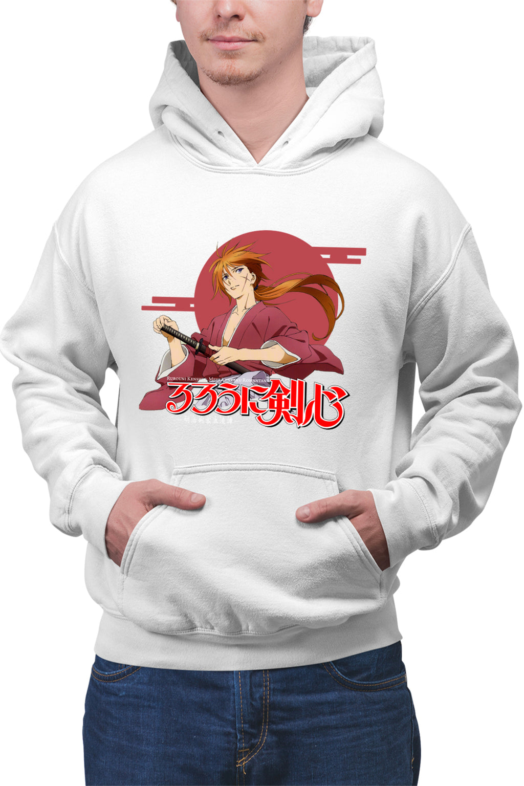 Hanorac barbati Rurouni Kenshin Japan Sun Samurai Kenji