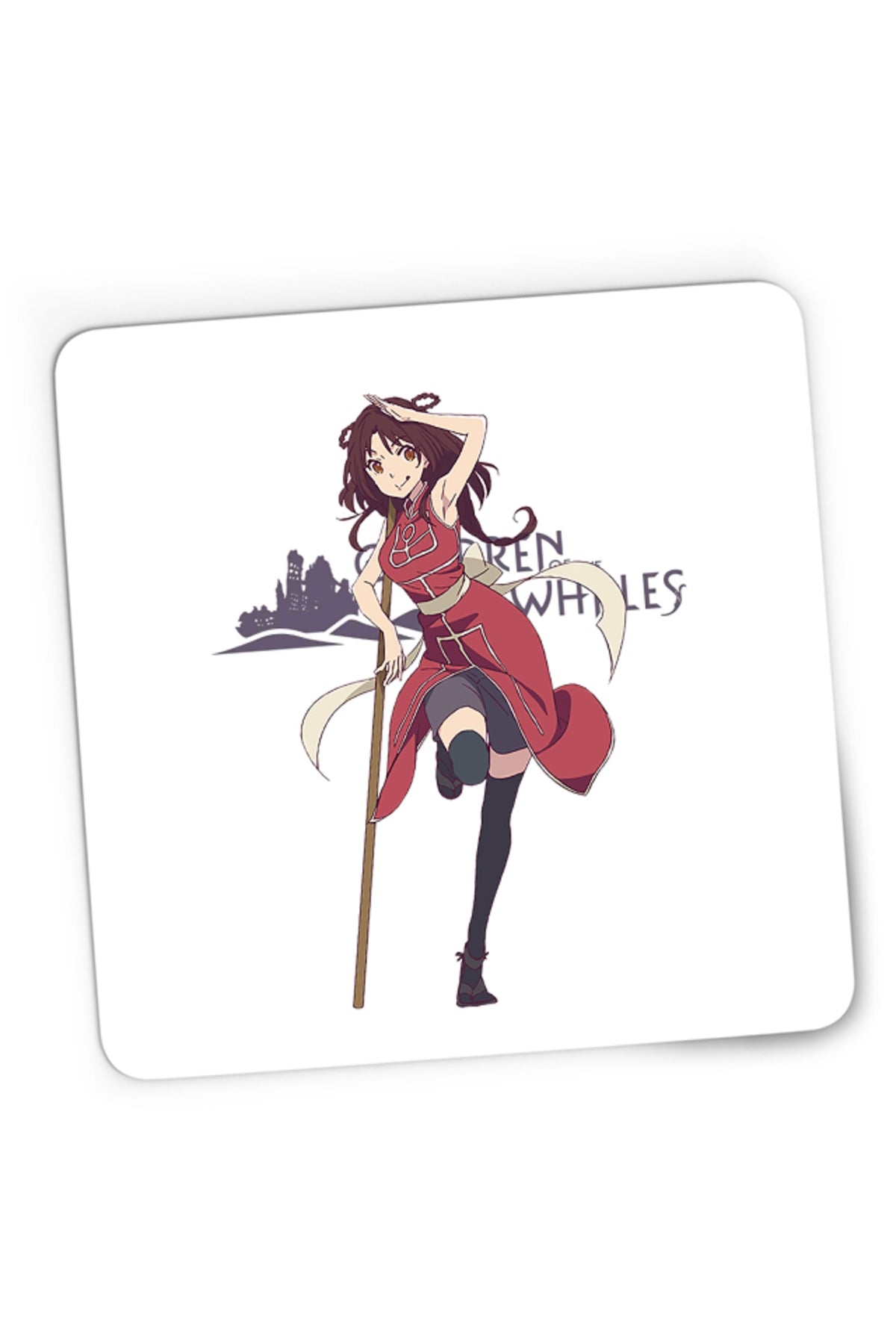 Mousepad Gaming Children of the Whales Ginshu Chinese Martial Arts, 21x19 cm