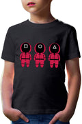 Tricou copii Squid Game Chibi Concelor Testers Strategy