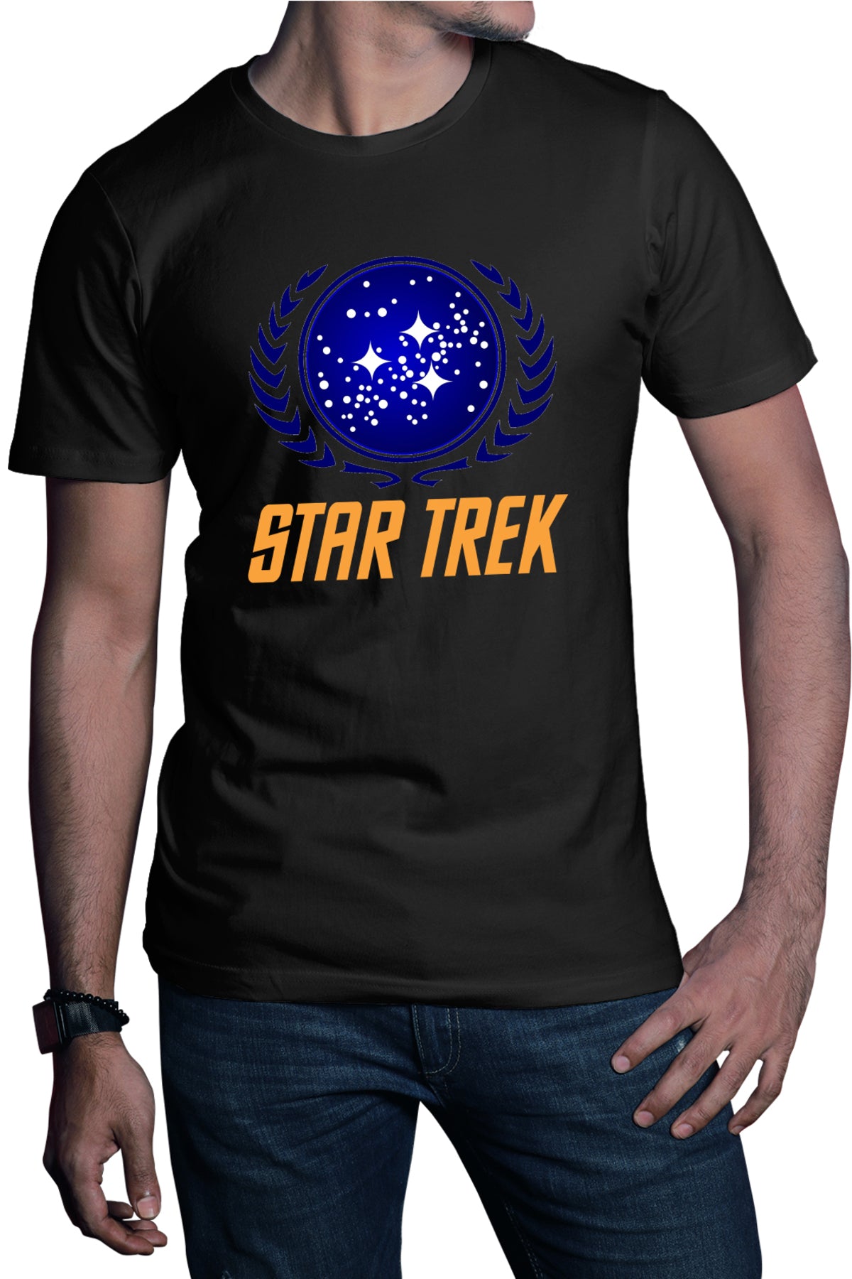 Tricou barbati Star Trek United Federation of Planets Starft