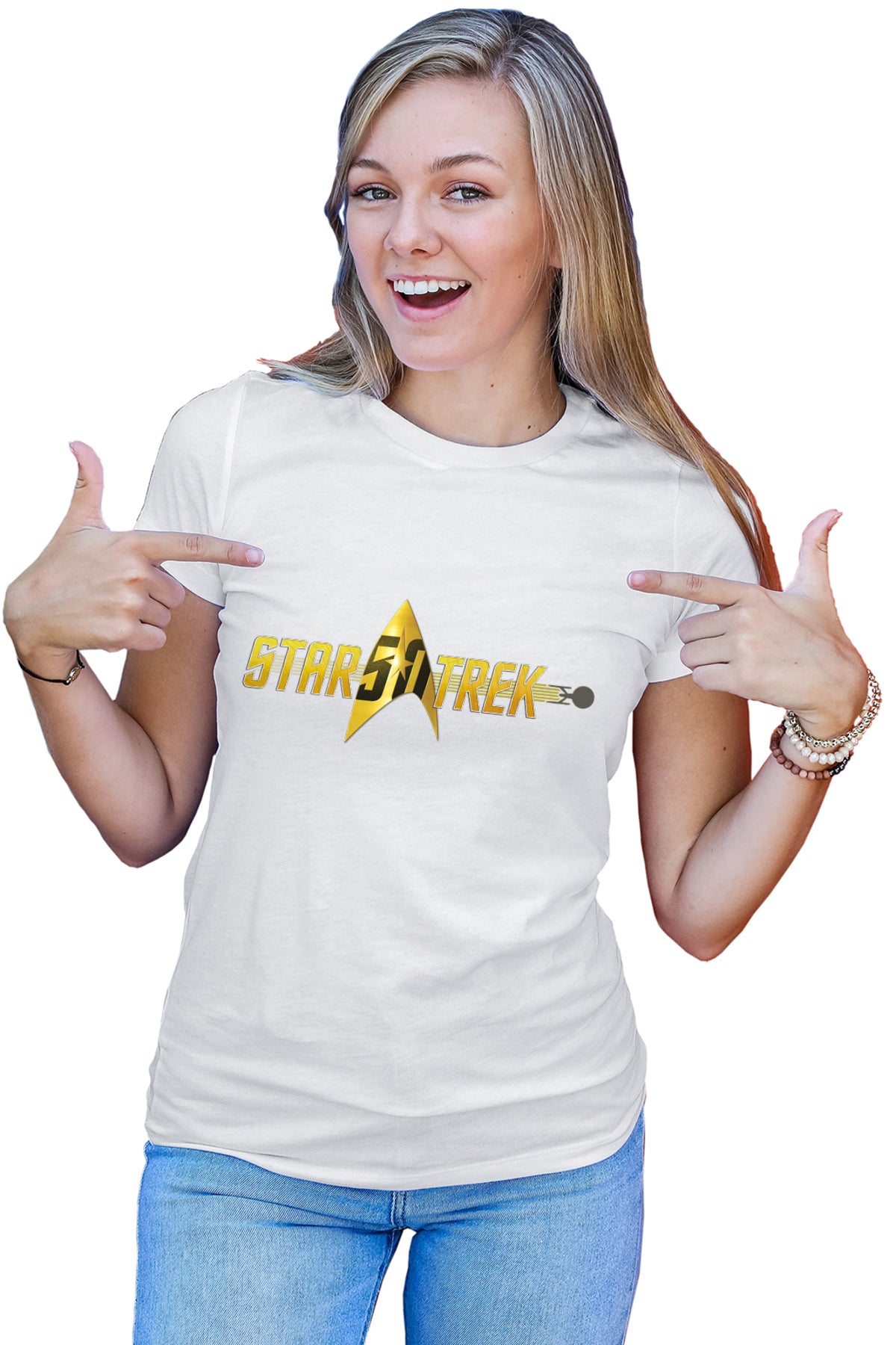 Tricou dama Star Trek Logo James Kirk Borg