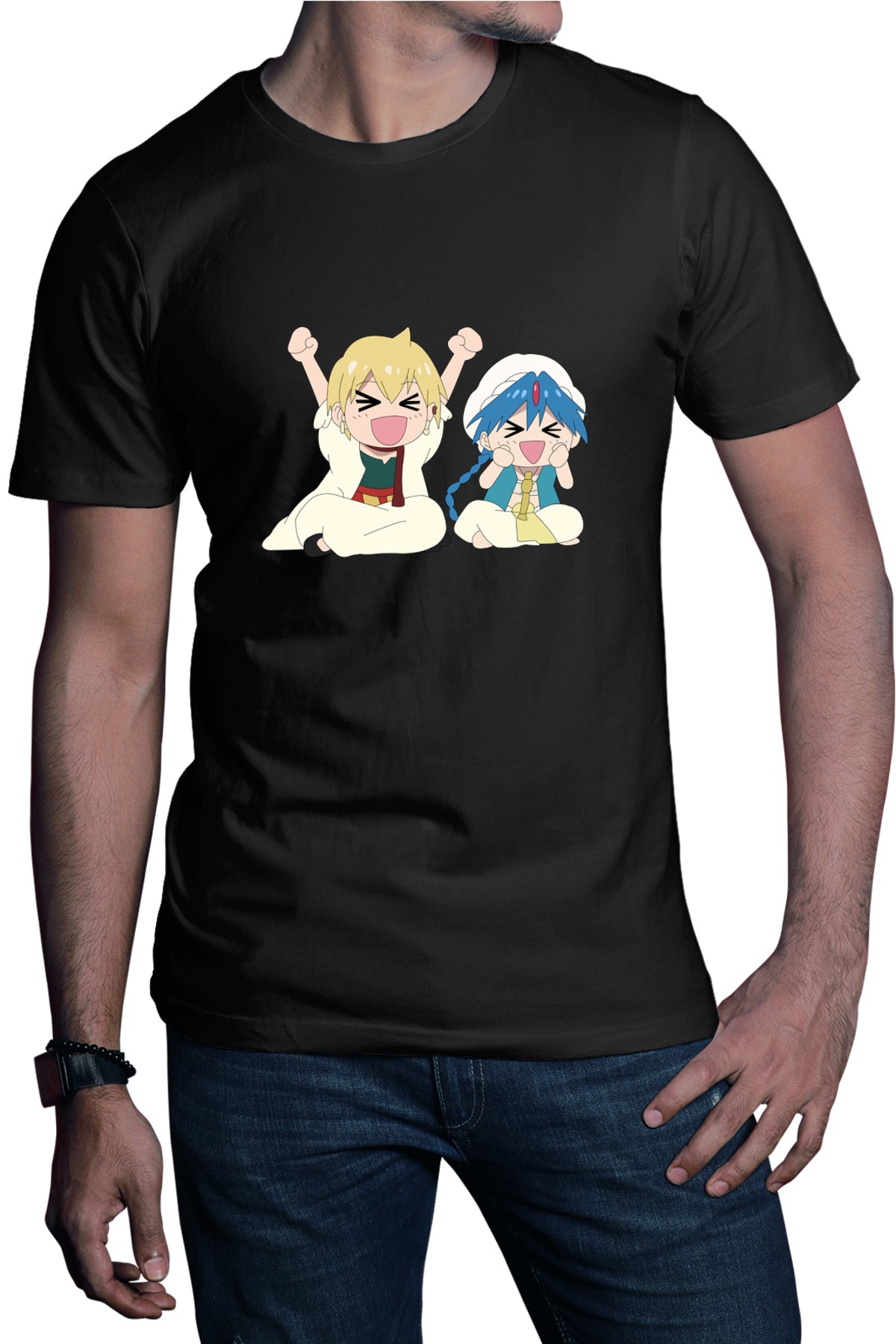 Tricou barbati Magi The Labyrinth of Magic Alibaba Alladin Cute Faces