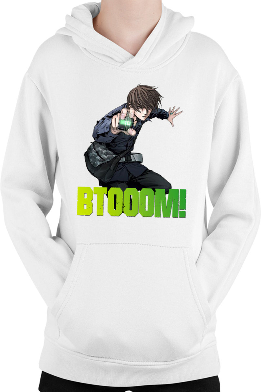 Hanorac copii Btooom! Sakamoto Ryouta Student Trick Anime Action Gore
