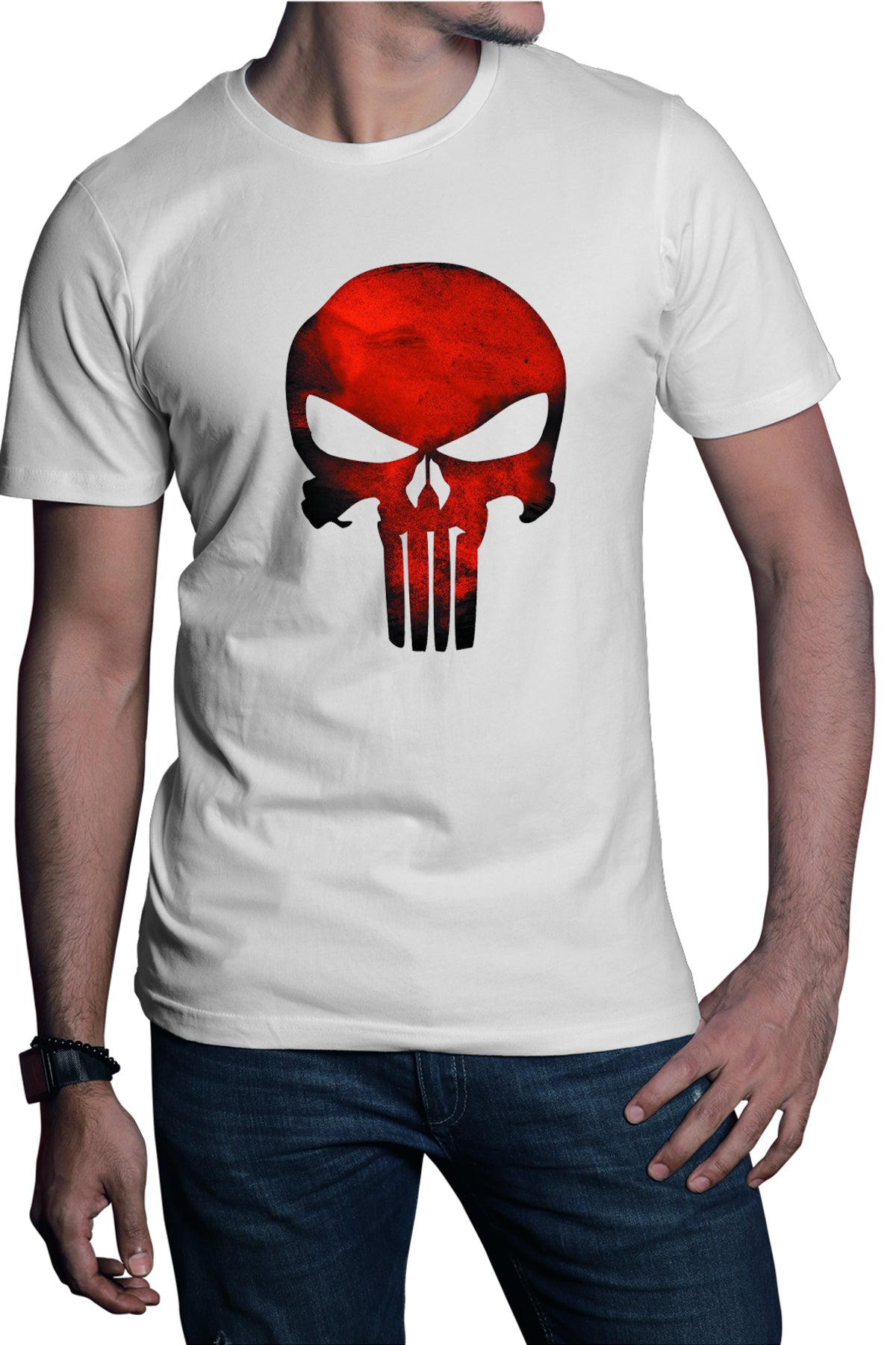 Tricou barbati Predator Punisher Skull Craniu Daredevil