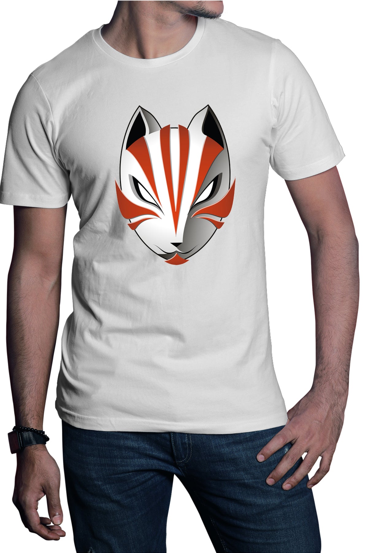 Tricou barbati Bleach Kitsune Mask Anime Kage