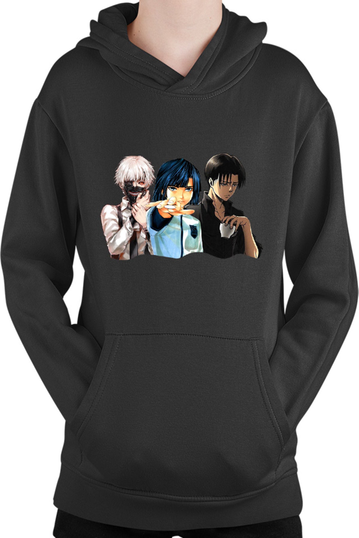 Hanorac copii Hikaru no Go Attack on Titan Levi Tokyo Ghoul Kaneki Akira Coffee
