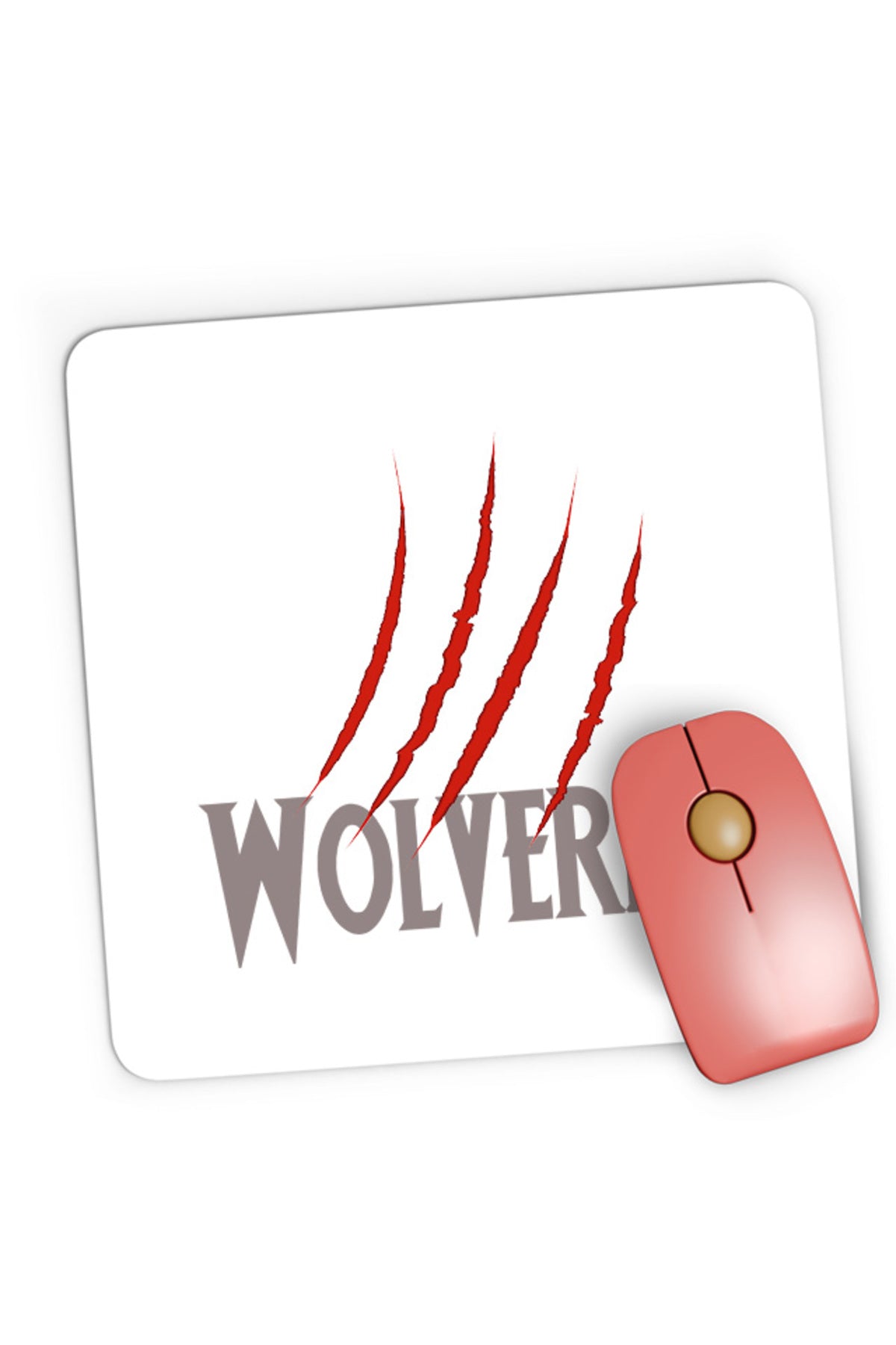 Mousepad Gaming Wolverine Logo Poster Universal Pictures, 21x19 cm