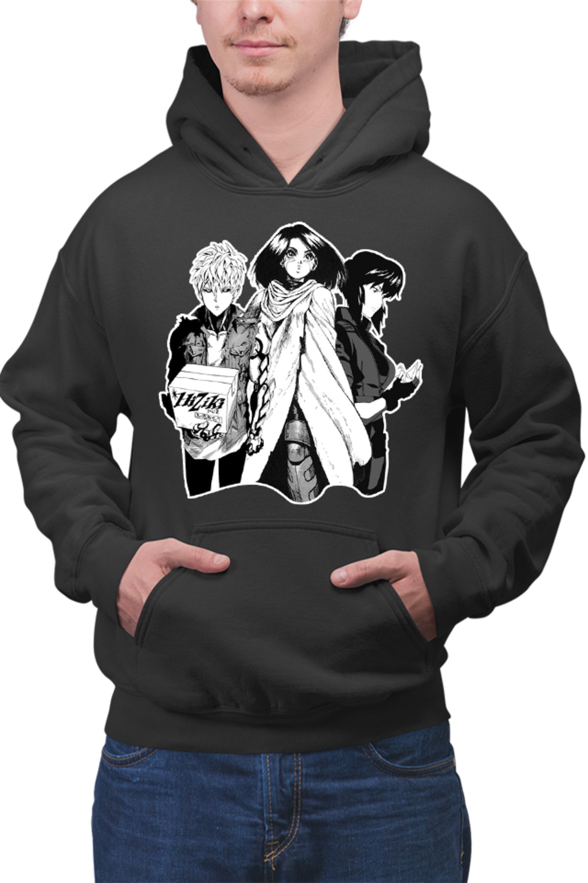 Hanorac barbati Battle Angel Alita Gally Genos Makoto Ghost Shell Mecha