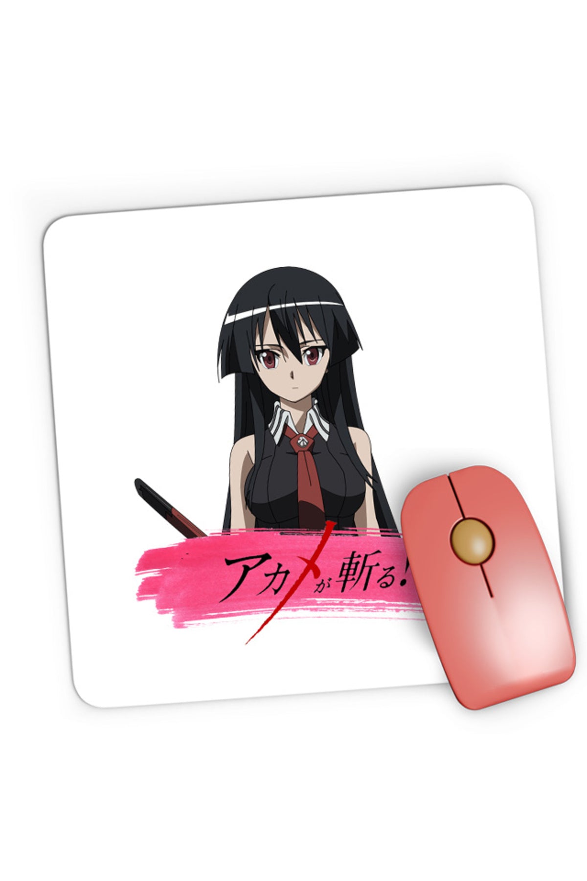Mousepad Gaming Akame ga Kill Brush Katana Japan Otaku Naruto Manga, 21x19 cm