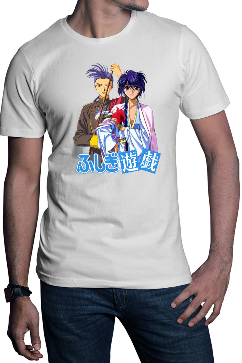 Tricou barbati Fushigi Yuugi Chichiri Noriko Friends Action Isekai