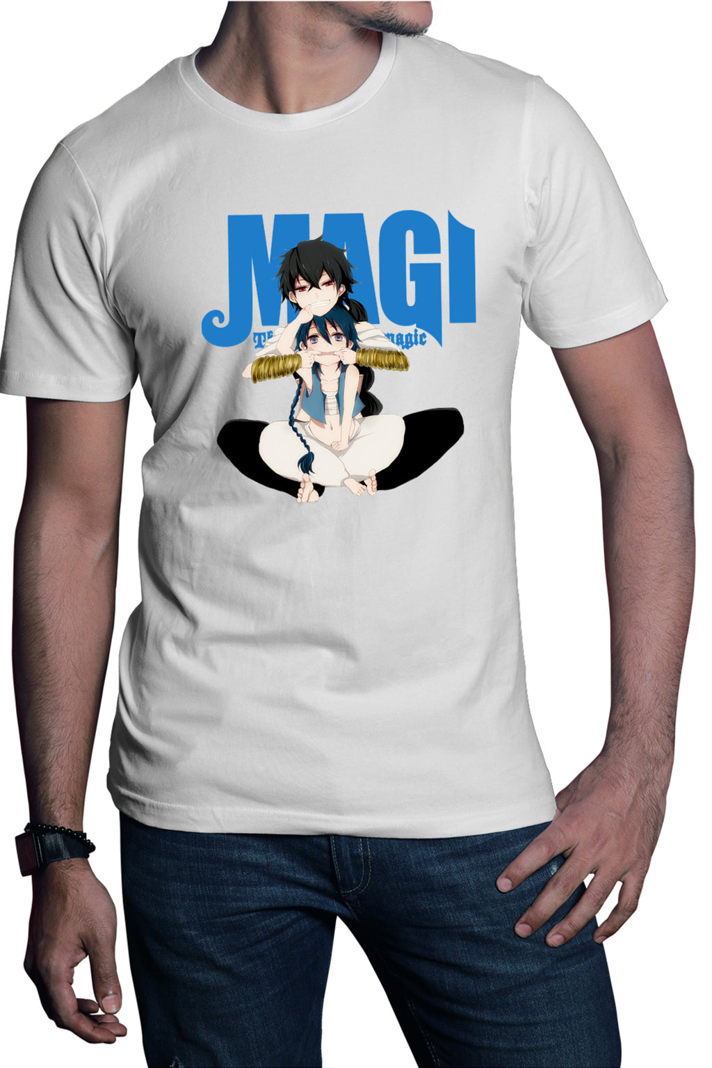 Tricou barbati Magi The Labyrinth of Magic Desene Anime Manga