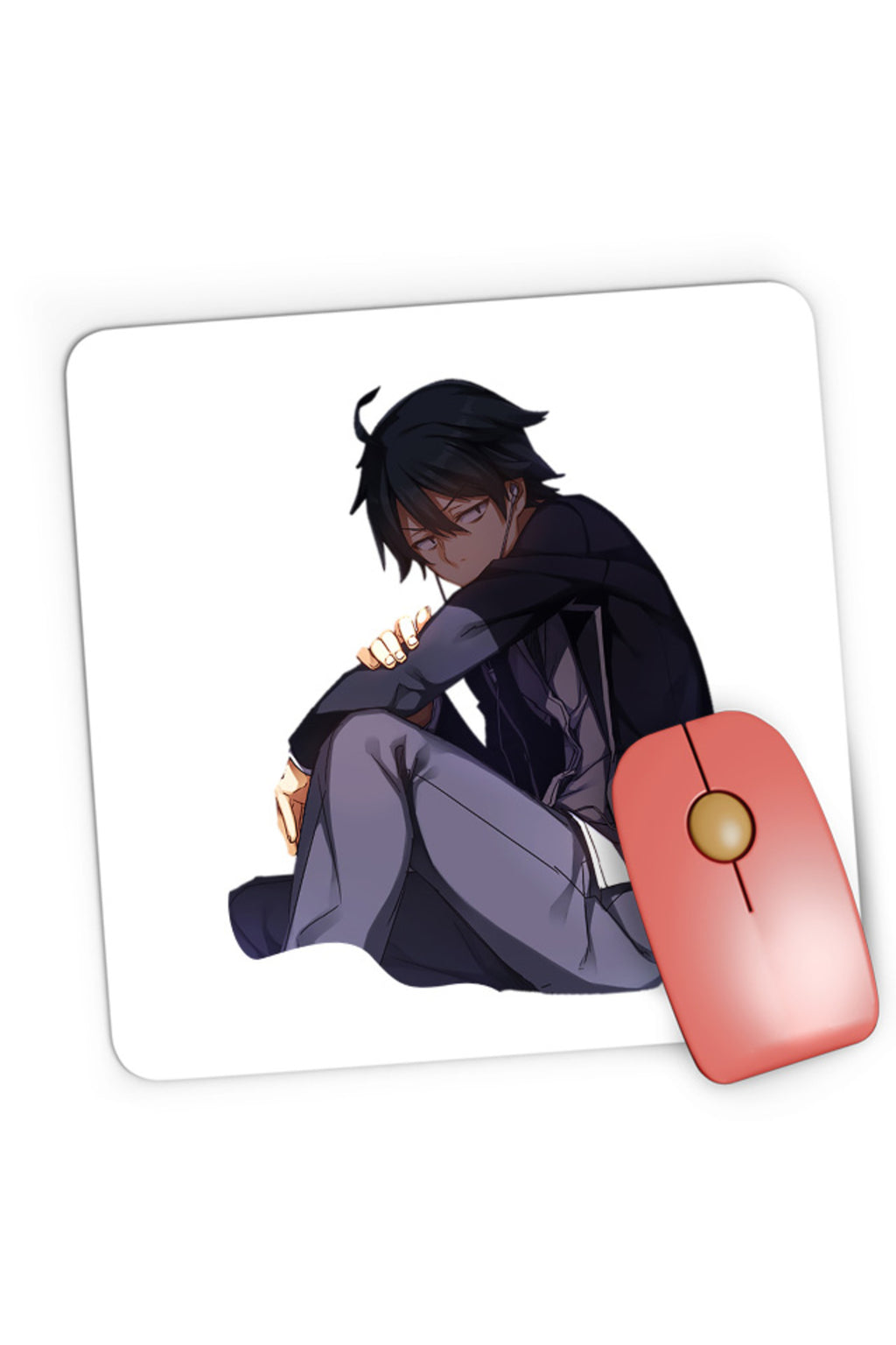 Mousepad Gaming OreGairu Hikigaya Tone Novel Artist Music, 21x19 cm