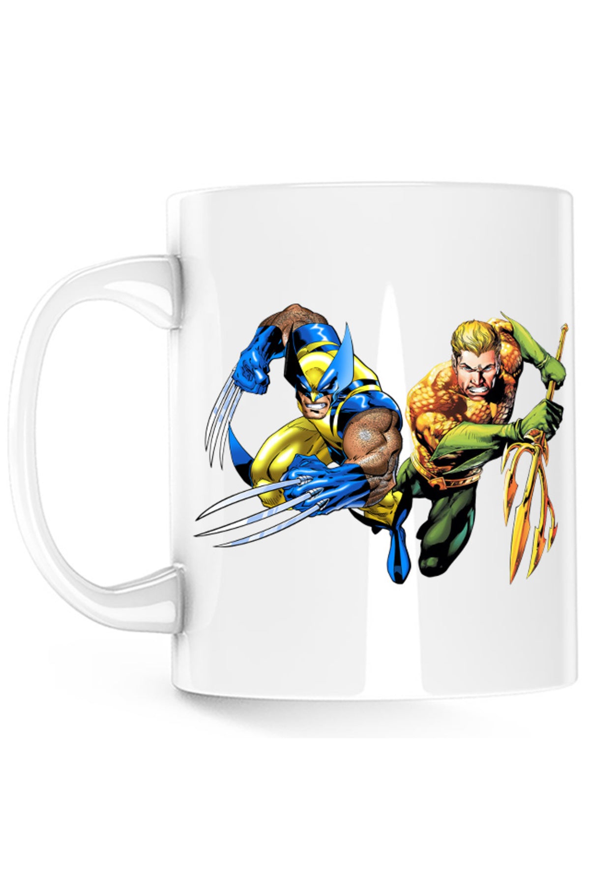 Cana Aquaman Wolverine Superhero Super Powers Wolf Cartoons DC, alba, 330 ml