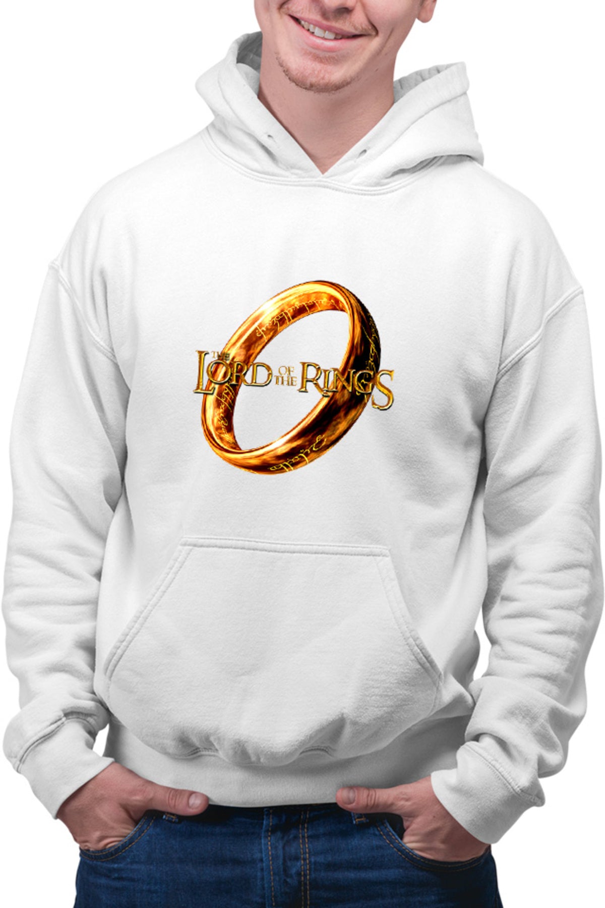 Hanorac barbati Lord of the Rings Logo Action Legend Hobbit Elf