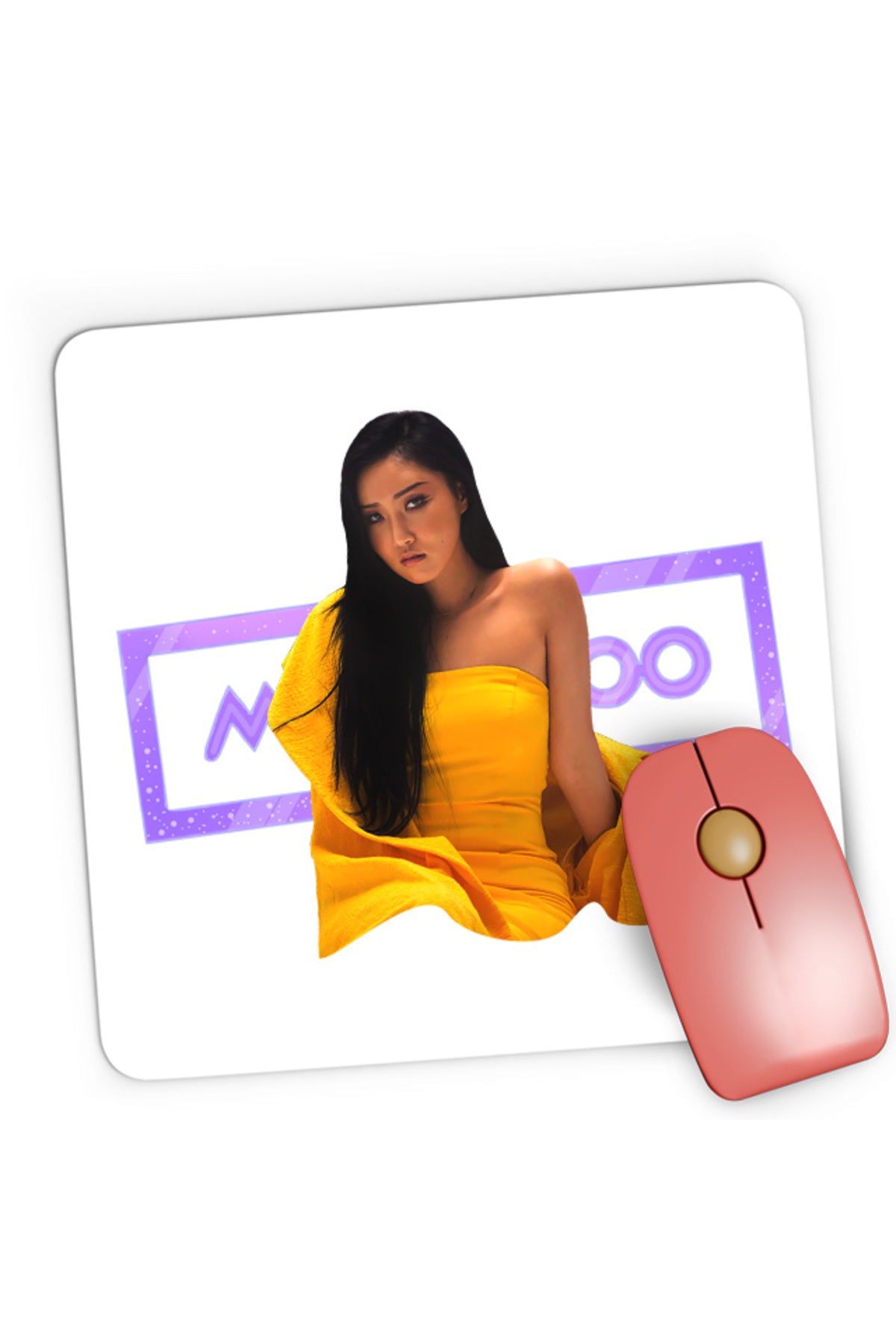Mousepad Gaming Mamamoo Hwasa Amazing Cool Woman K-pop Thicc, 21x19 cm