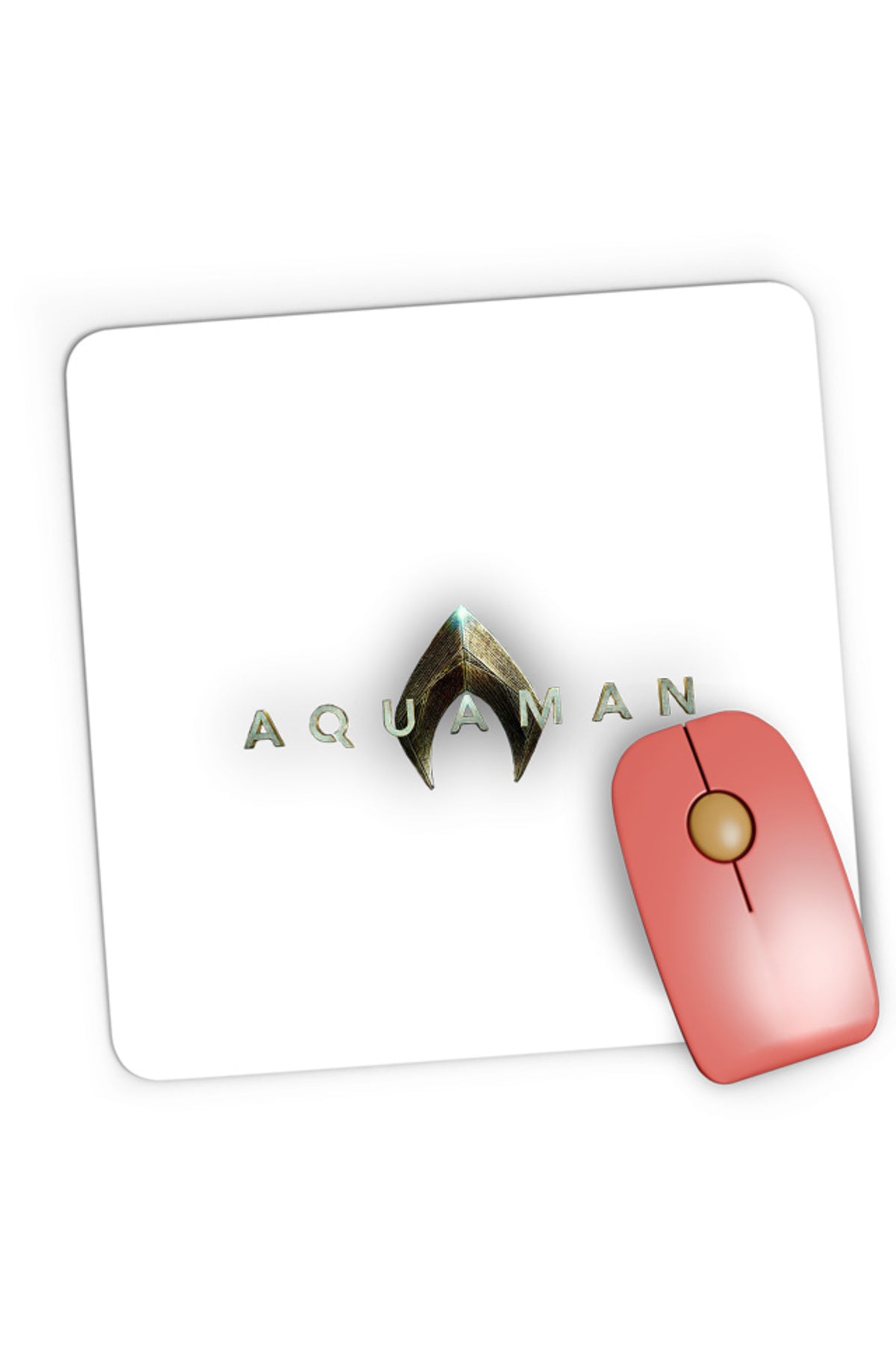 Mousepad Gaming Aquaman Logo DC Comics Warner Bros, 21x19 cm
