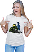 Tricou dama Halo The Master Chief Spartan Cortana Guardian