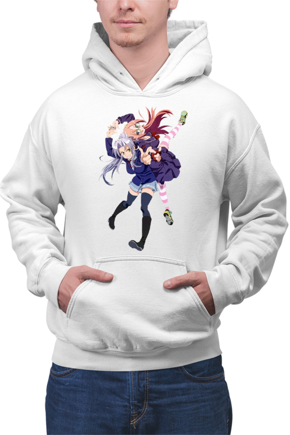 Hanorac barbati Triage X Oriha Seifuku Mikoto Anime Monster
