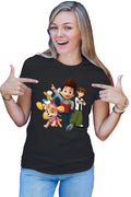 Tricou dama Paw Patrol Skye Pilot Dog Ryder Safe Guard