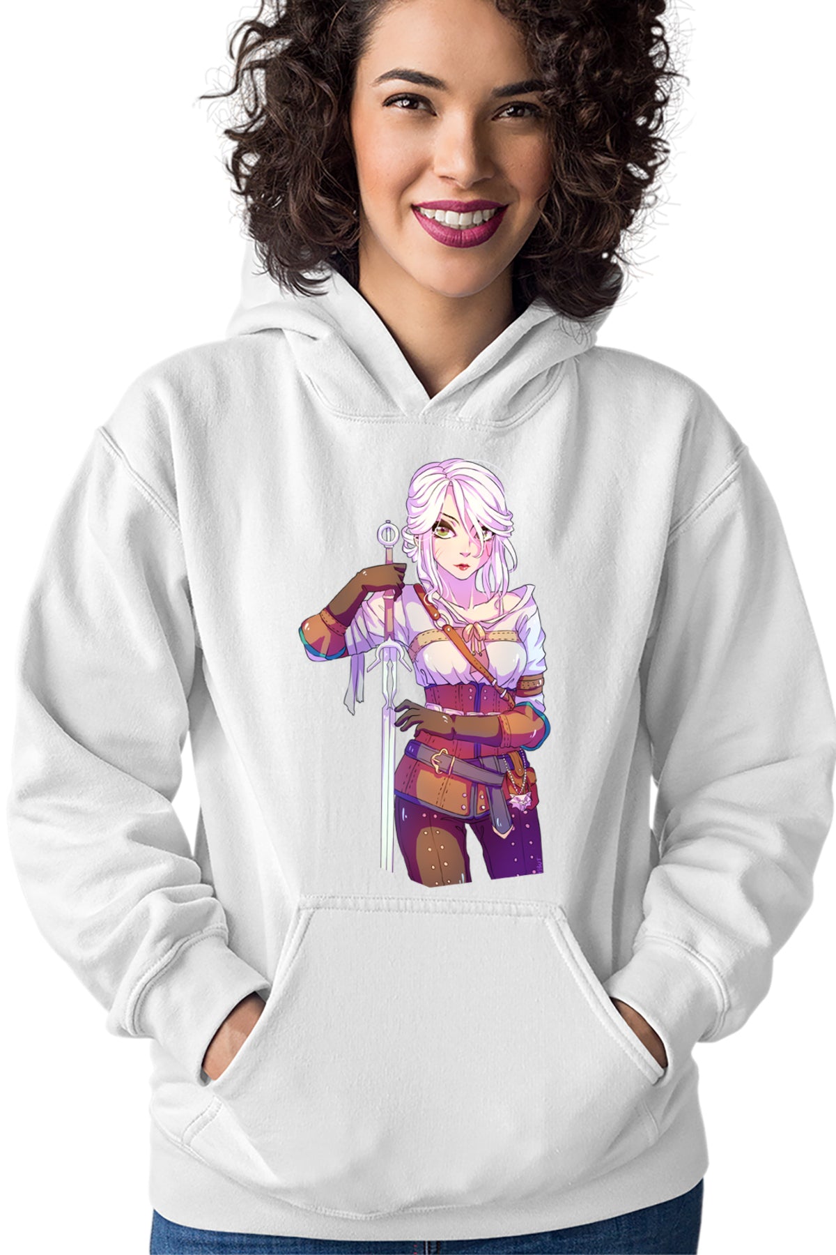 Hanorac dama The Witcher Ciri Anime Mangaka Girl Hunter