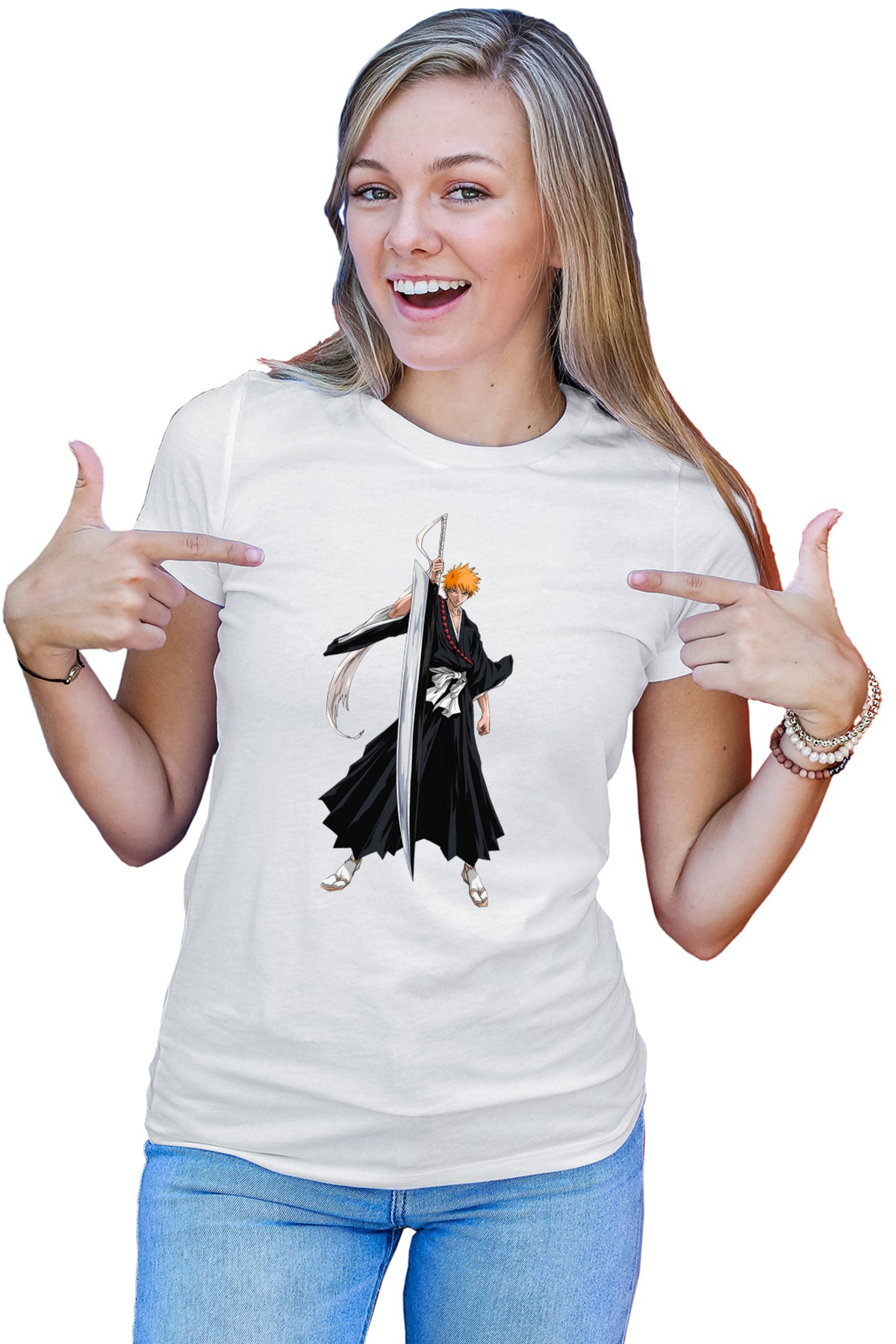 Tricou dama Bleach Ichigo Anime Death Japan Warrior