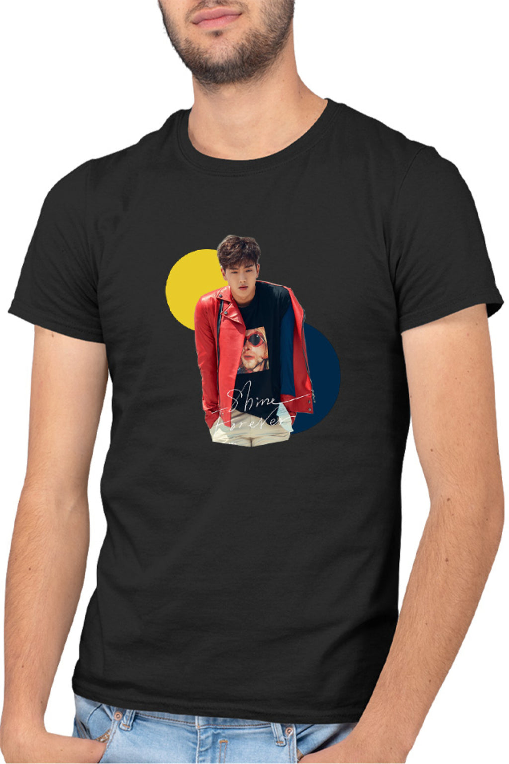 Tricou barbati MonstaX Shine Forever Cold Weather Idol K-Pop Origins