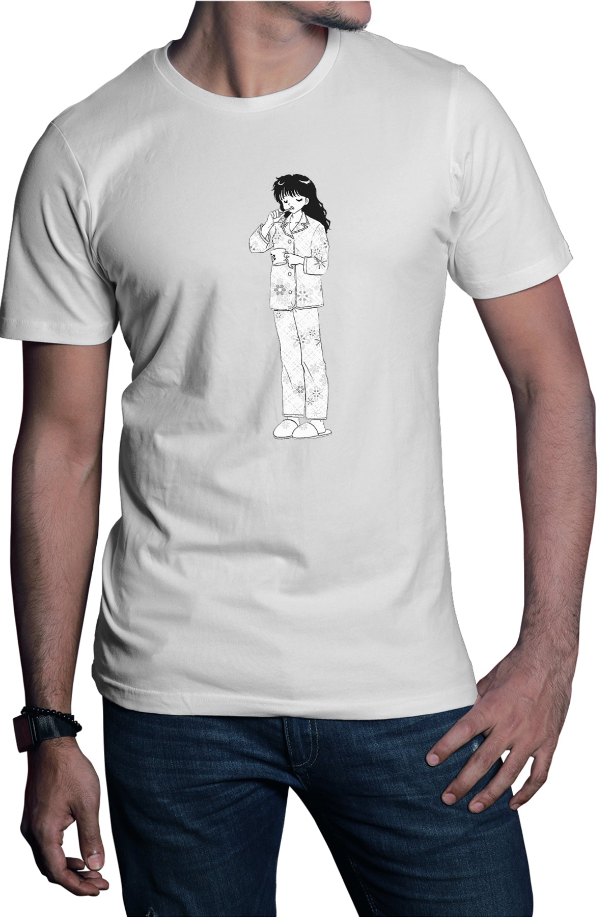 Tricou barbati Rin-ne Sakura Good Morning