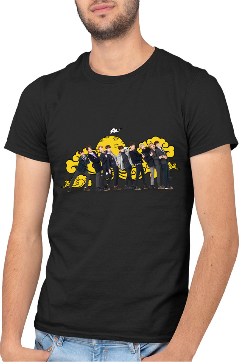 Tricou barbati Stray Kids Group Members Band Jeongin Know