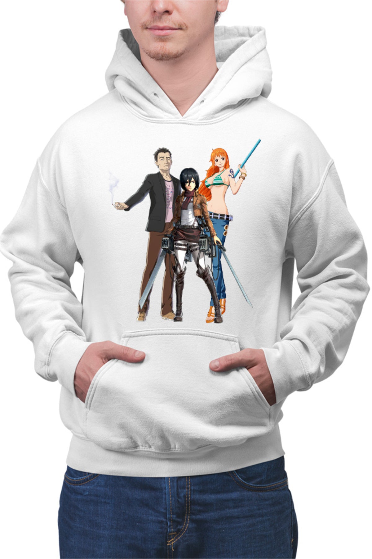 Hanorac barbati Ajin Ogura Ikuya AOT Mikasa One Piece